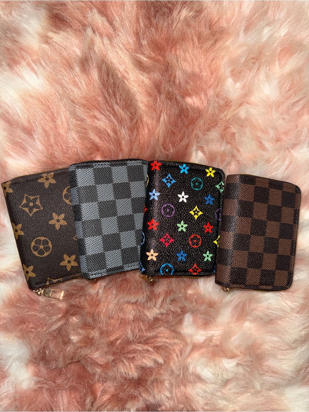 Fashion Inspired Black & Multicolor Card Wallet Men or Women’s Accessories